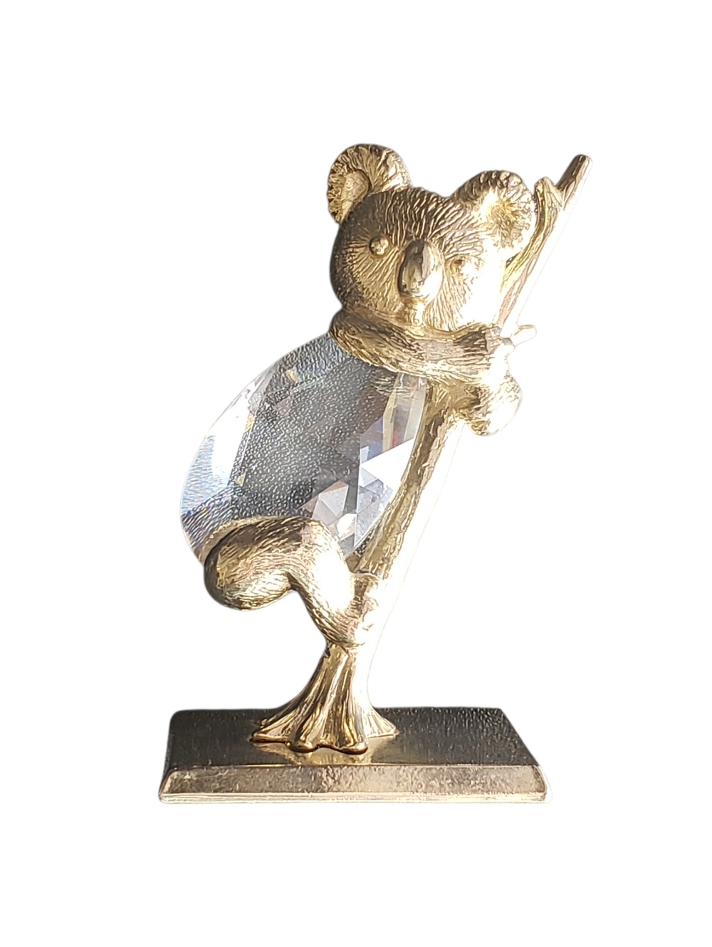 Vintage Crystal De Lites by Manon Gold & Faceted Crystal Koala Bear